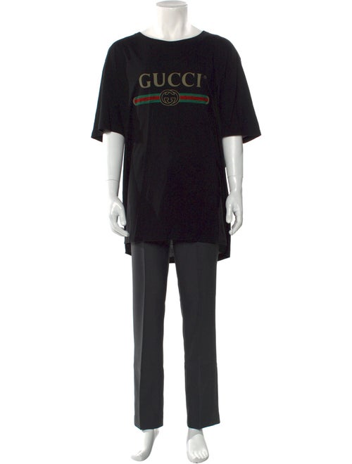 Gucci Web Accent Crew Neck T-Shirt