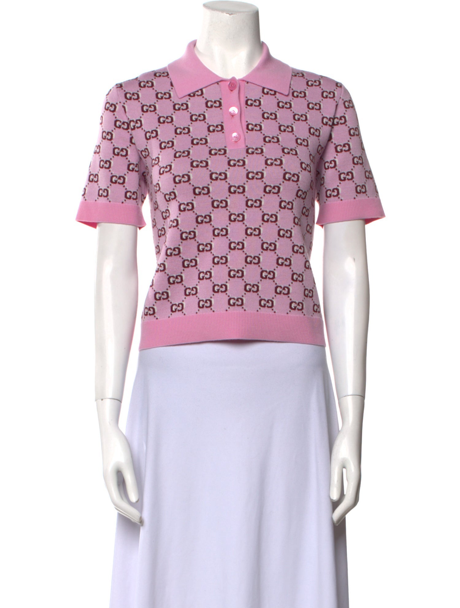 Gucci Wool Printed Polo