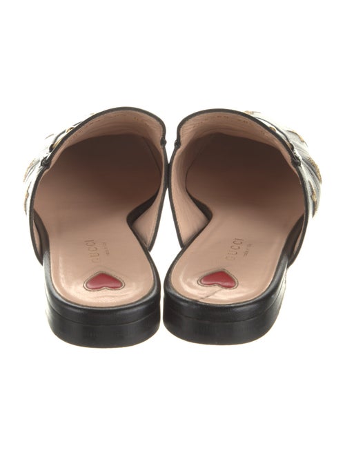 Gucci Horsebit Accent Leather Mules