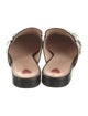 Gucci Horsebit Accent Leather Mules