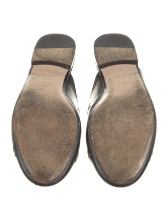 Gucci Horsebit Accent Leather Mules