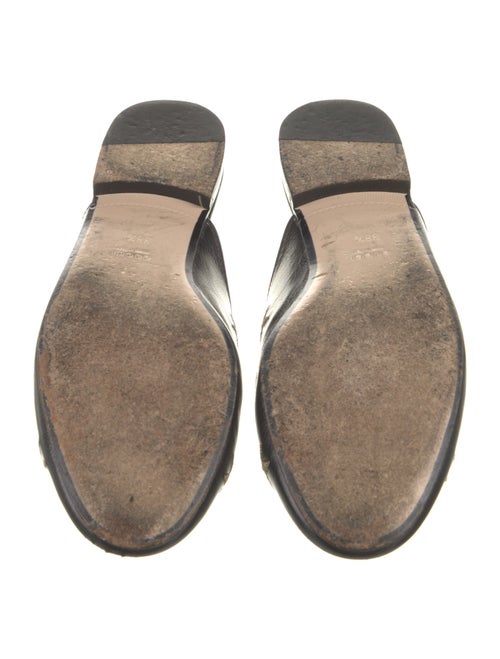 Gucci Horsebit Accent Leather Mules