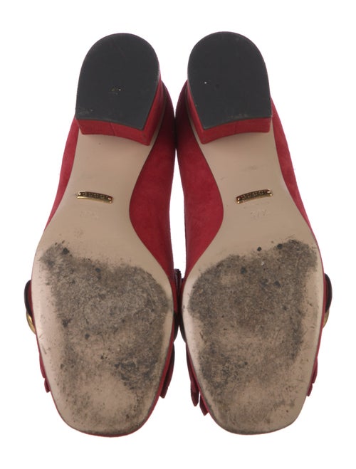 Gucci Double G Logo Suede Pumps