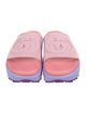 Gucci Interlocking G Logo Rubber Slides