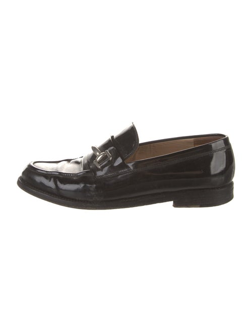 Gucci Horsebit Accent Patent Leather Loafers