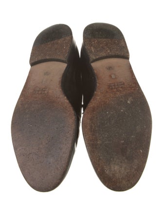 Gucci Horsebit Accent Patent Leather Loafers