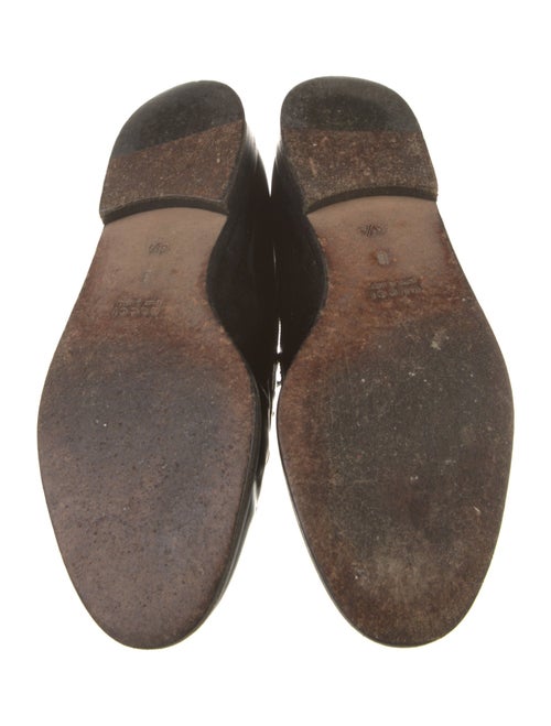 Gucci Horsebit Accent Patent Leather Loafers