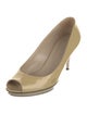 Gucci Bamboo Accent Patent Leather Pumps