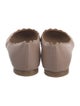 Chloé Leather Scalloped Accent Ballet Flats