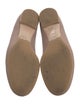Chloé Leather Scalloped Accent Ballet Flats