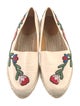 Gucci Leather Floral Print Espadrilles