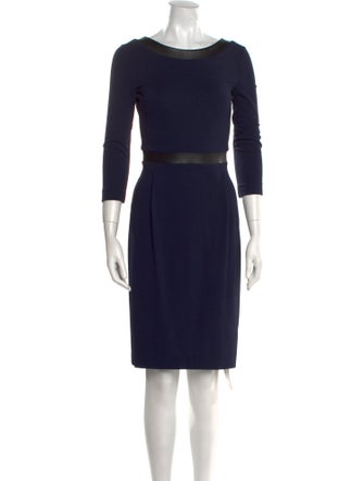 Gucci Bateau Neckline Knee-Length Dress