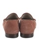 Gucci Horsebit Accent Suede Loafers