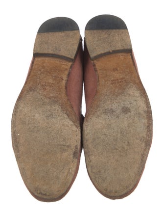 Gucci Horsebit Accent Suede Loafers
