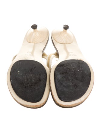 Gucci Interlocking G Logo Canvas Slides