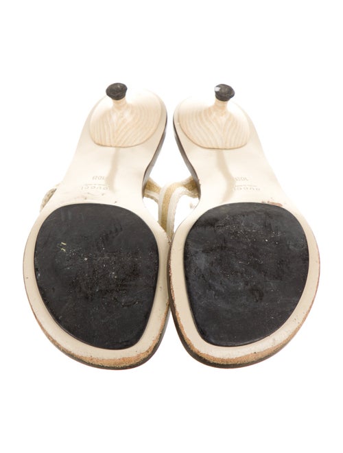 Gucci Interlocking G Logo Canvas Slides