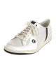 Gucci Web Accent Leather Sneakers