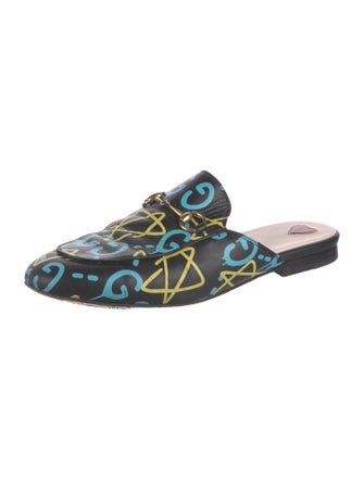 Gucci Horsebit Accent Leather Mules