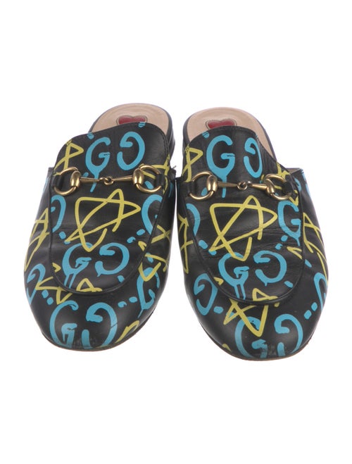 Gucci Horsebit Accent Leather Mules