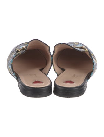 Gucci Horsebit Accent Leather Mules