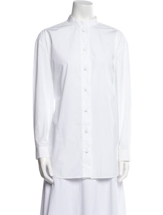 Gucci Long Sleeve Button-Up Top