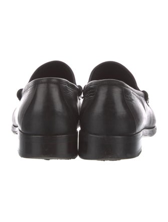 Gucci Horsebit Accent Leather Loafers
