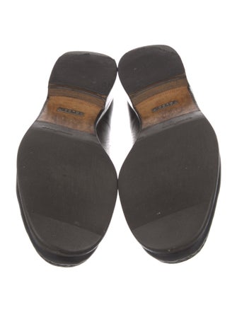 Gucci Horsebit Accent Leather Loafers