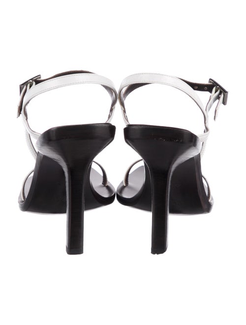 Gucci Interlocking G Logo Leather Slingback Sandals