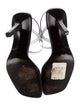 Gucci Interlocking G Logo Leather Slingback Sandals