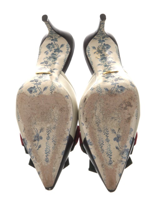 Gucci Web Accent Leather Mules