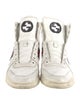Gucci Web Accent Leather Sneakers