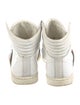 Gucci Web Accent Leather Sneakers