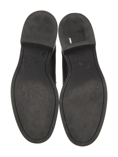 Gucci Horsebit Accent Leather Combat Boots