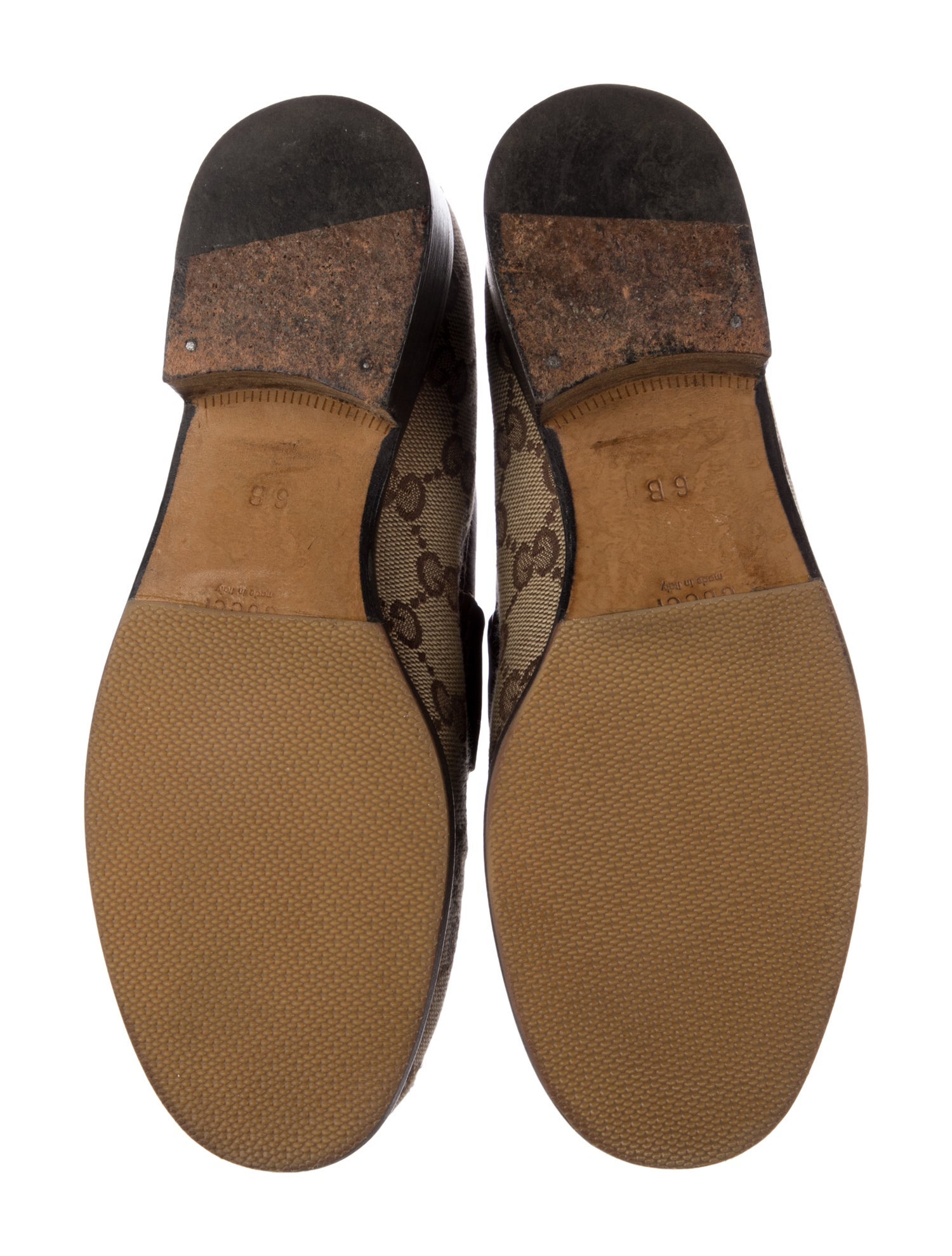 Gucci GG Canvas Canvas Loafers