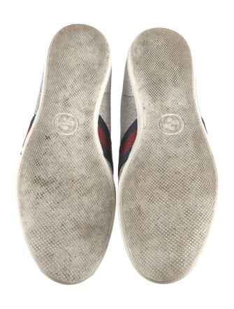 Gucci Sylvie Web Accent Glitter Sneakers
