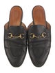 Gucci Horsebit Accent Leather Mules