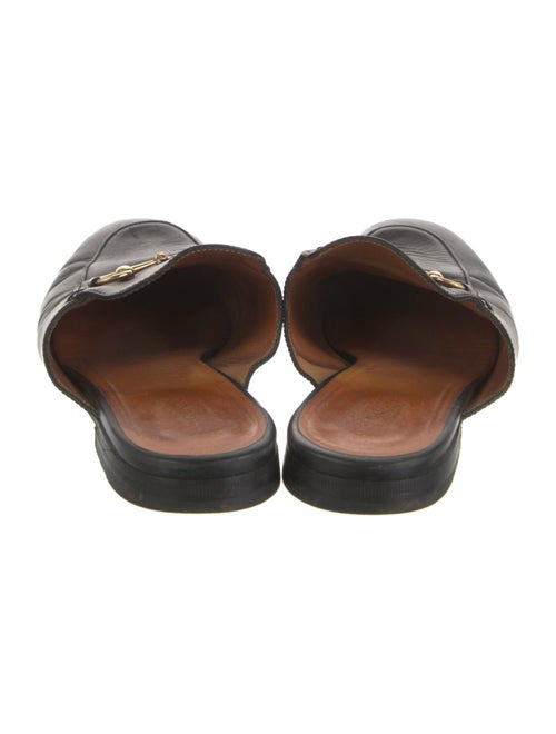 Gucci Horsebit Accent Leather Mules