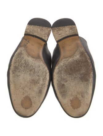 Gucci Horsebit Accent Leather Mules