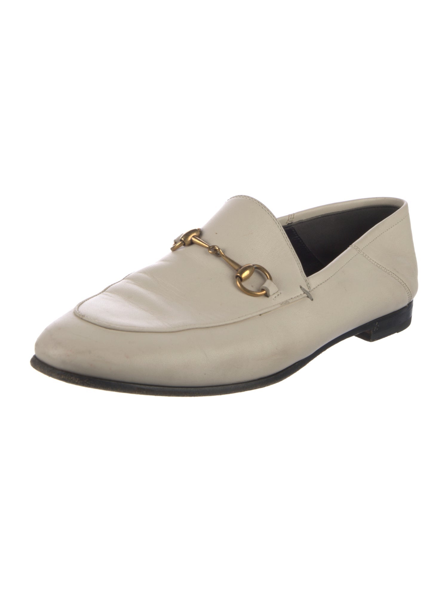 Gucci Horsebit Accent Leather Loafers