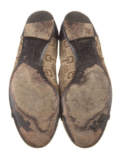 Gucci Canvas Printed Ballet Flats