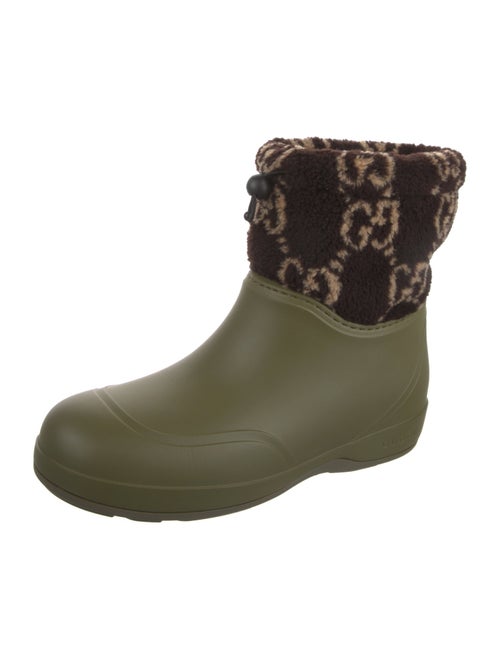 Gucci GG Logo Rubber Rain Boots