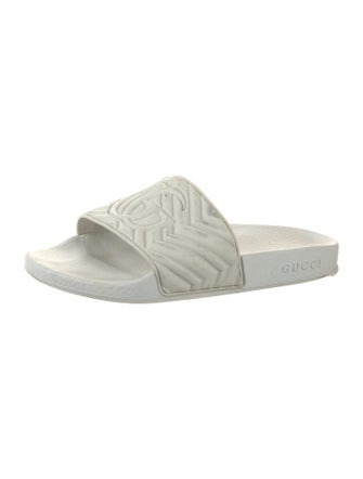 Gucci Double G Logo Rubber Slides