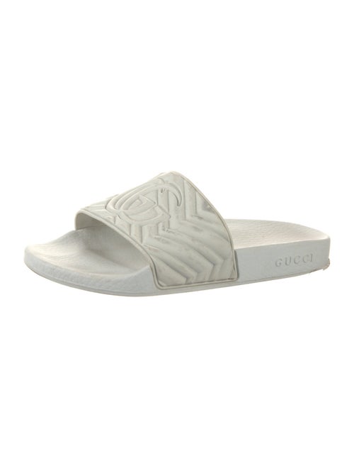Gucci Double G Logo Rubber Slides