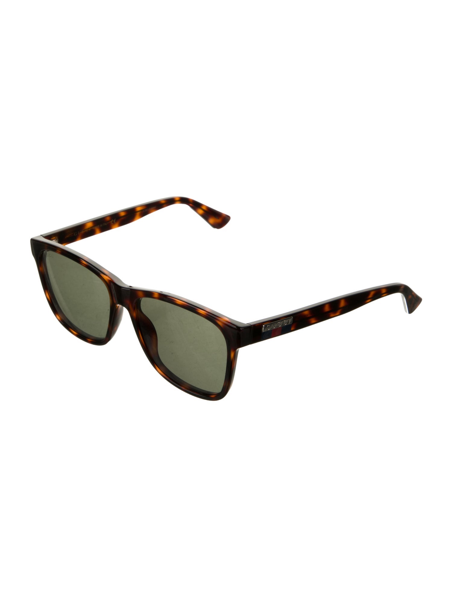 Gucci Sylvie Web Accent Square Sunglasses