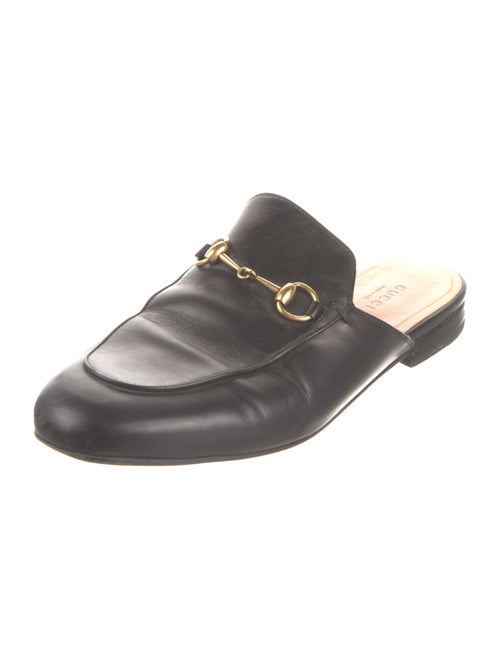 Gucci Horsebit Accent Leather Mules