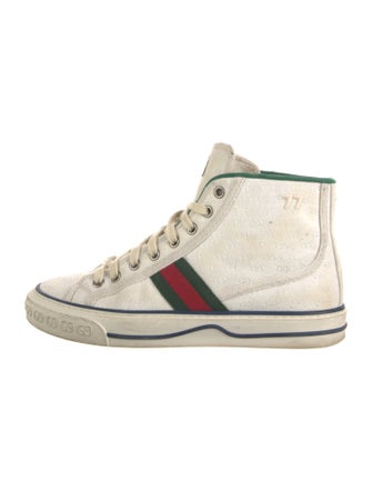 Gucci Web Accent Printed Sneakers