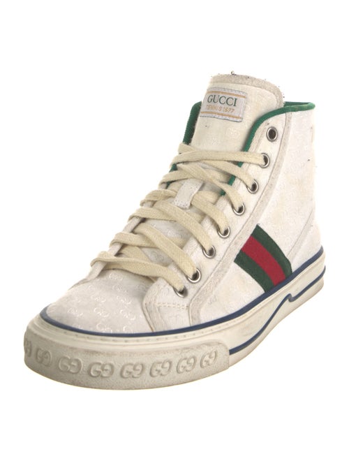 Gucci Web Accent Printed Sneakers