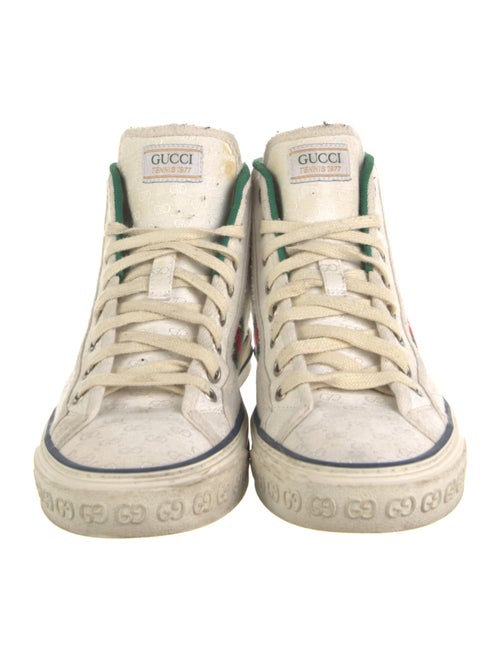 Gucci Web Accent Printed Sneakers
