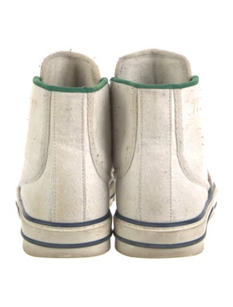 Gucci Web Accent Printed Sneakers