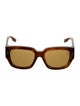 Gucci Square Mirrored Sunglasses